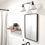 Amelia Farmhouse White Metal Dome Sconce Amelia Farmhouse White Metal Dome Sconce