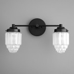 Tahlia Rutic Art Deco Multi Layer Glass Sconce