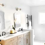 Grayson Mid Century Glass Double Globe Wall Sconce