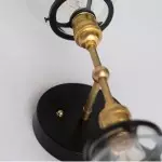 Grayson Mid Century Glass Double Globe Wall Sconce