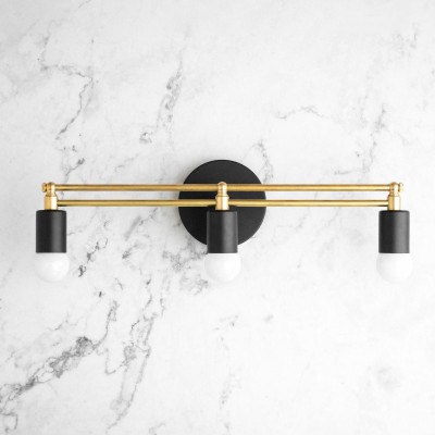 Umbra Minimalist 3-Light Metal Sconce Umbra Minimalist 3-Light Metal Sconce