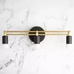 Pyros Farmhouse Clear Glass Cylinder Vanity Wall Light Pyros Farmhouse Clear Glass Cylinder Vanity Wall Light