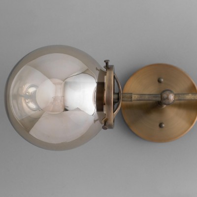 Valen Rustic Double Globe Glass Wall Sconce Valen Rustic Double Globe Glass Wall Sconce
