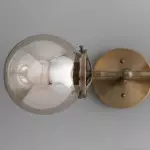 Valen Rustic Double Globe Glass Wall Sconce