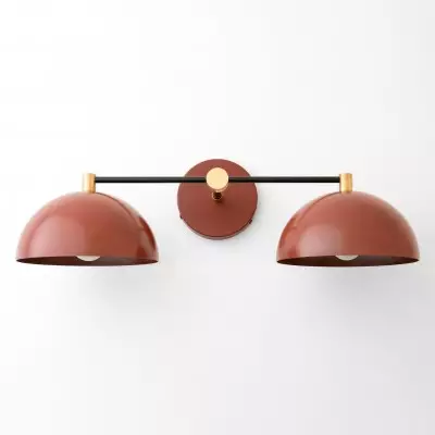 Waverly Nordic Macaron Dome Metal Wall Sconce Waverly Nordic Macaron Dome Metal Wall Sconce