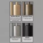 Valen Rustic Double Globe Glass Wall Sconce