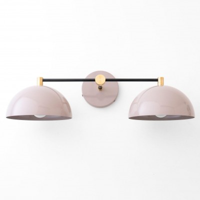Waverly Nordic Macaron Dome Metal Wall Sconce Waverly Nordic Macaron Dome Metal Wall Sconce
