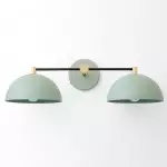 Waverly Nordic Macaron Dome Metal Wall Sconce