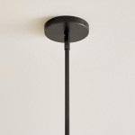 Ashlyn Modern 6 Light White Linen Conical Chandelier