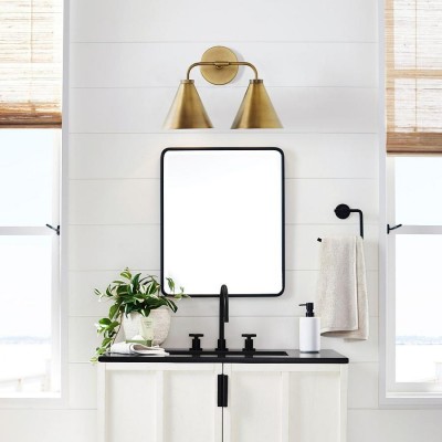 Kaelen Retro Cooper Cone Sconce Light Kaelen Retro Cooper Cone Sconce Light