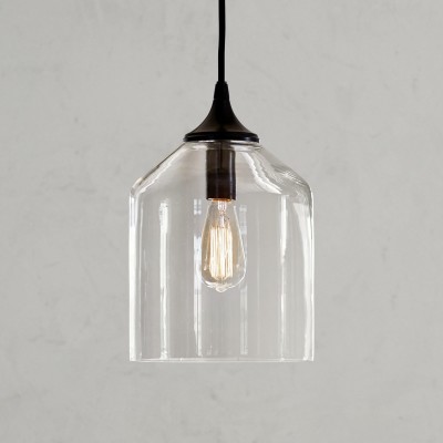 Declan Modern Bell Shaped Glass Pendant Light Declan Modern Bell Shaped Glass Pendant Light