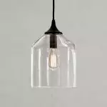 Declan Modern Bell Shaped Glass Pendant Light Declan Modern Bell Shaped Glass Pendant Light