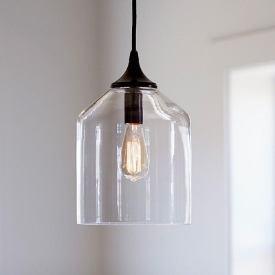 Declan Modern Bell Shaped Glass Pendant Light Declan Modern Bell Shaped Glass Pendant Light