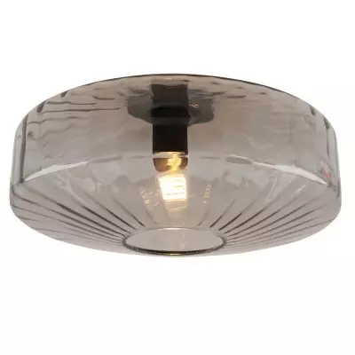 Ember Vintage Multi Color Water Ripple Glass Ceiling Light Ember Vintage Multi Color Water Ripple Glass Ceiling Light
