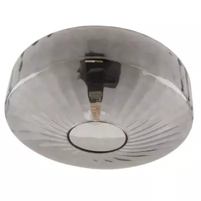 Ember Vintage Multi Color Water Ripple Glass Ceiling Light Ember Vintage Multi Color Water Ripple Glass Ceiling Light
