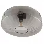 Ember Vintage Multi Color Water Ripple Glass Ceiling Light