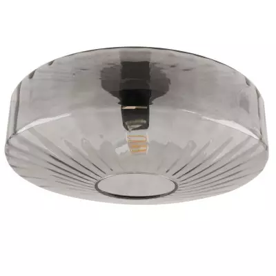 Ember Vintage Multi Color Water Ripple Glass Ceiling Light Ember Vintage Multi Color Water Ripple Glass Ceiling Light