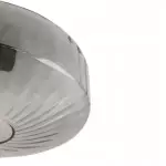 Ember Vintage Multi Color Water Ripple Glass Ceiling Light