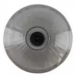 Ember Vintage Multi Color Water Ripple Glass Ceiling Light