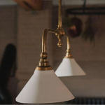 Foxx Retro Conical Porcelain Pendant Light Foxx Retro Conical Porcelain Pendant Light