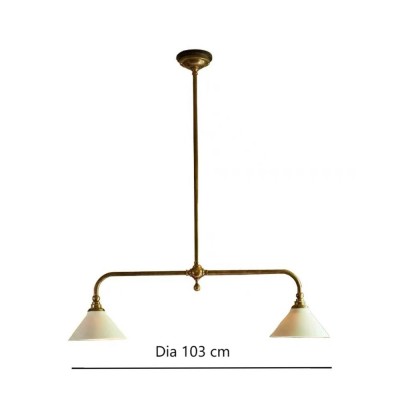 Foxx Retro Conical Porcelain Pendant Light