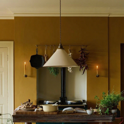 Foxx Retro Conical Porcelain Pendant Light