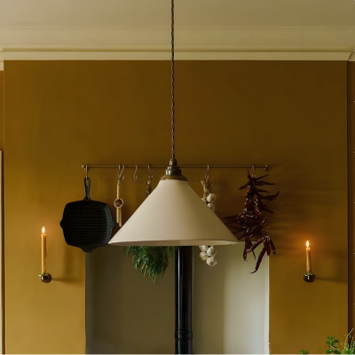 Foxx Retro Conical Porcelain Pendant Light