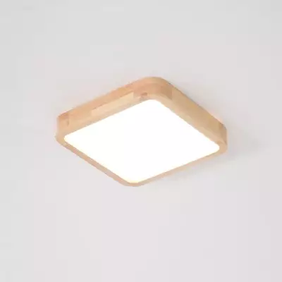 Blayze Rustic LED Wooden Geometric Ceiling Light