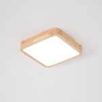 Blayze Rustic LED Wooden Geometric Ceiling Light