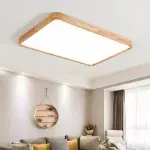Blayze Rustic LED Wooden Geometric Ceiling Light