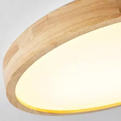 Blayze Rustic LED Wooden Geometric Ceiling Light