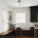 Delaney Rustic Fabric Drum Semi-Flush Mount Ceiling Light Delaney Rustic Fabric Drum Semi-Flush Mount Ceiling Light