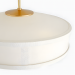 Delaney Rustic Fabric Drum Semi-Flush Mount Ceiling Light Delaney Rustic Fabric Drum Semi-Flush Mount Ceiling Light