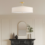 Oliverio Farmhouse Embossed Seeded Glass Ceiling Light Oliverio Farmhouse Embossed Seeded Glass Ceiling Light