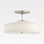 Delaney Rustic Fabric Drum Semi-Flush Mount Ceiling Light Delaney Rustic Fabric Drum Semi-Flush Mount Ceiling Light