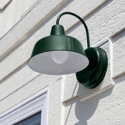 Anders Industrial Metal Dome Wall Sconce Anders Industrial Metal Dome Wall Sconce