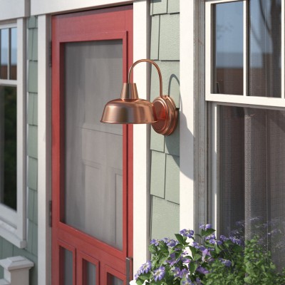 Anders Industrial Metal Dome Wall Sconce Anders Industrial Metal Dome Wall Sconce