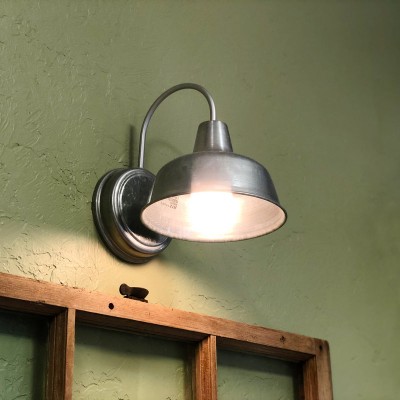 Anders Industrial Metal Dome Wall Sconce Anders Industrial Metal Dome Wall Sconce