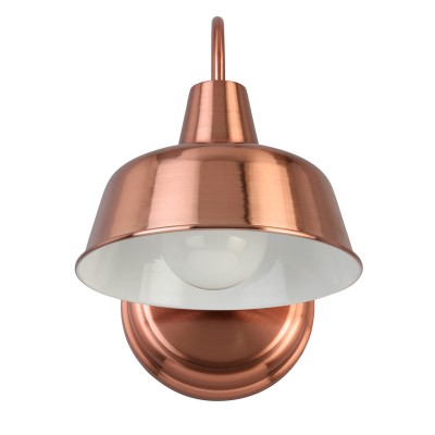 Anders Industrial Metal Dome Wall Sconce Anders Industrial Metal Dome Wall Sconce