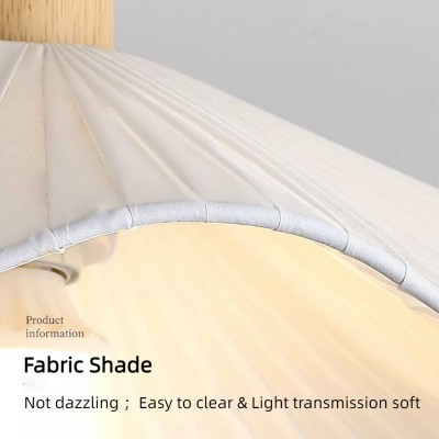 Celenor Modern Flower Fabric Semi Flush Mount Ceiling Light