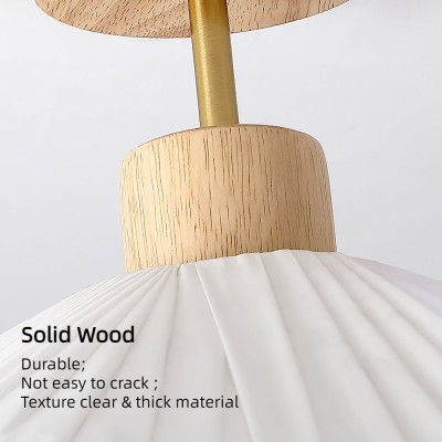 Celenor Modern Flower Fabric Semi Flush Mount Ceiling Light