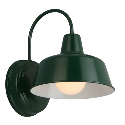Anders Industrial Metal Dome Wall Sconce Anders Industrial Metal Dome Wall Sconce