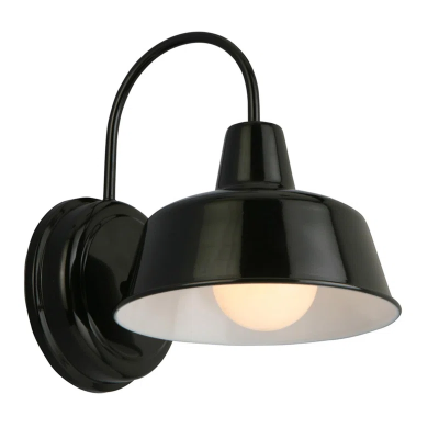 Anders Industrial Metal Dome Wall Sconce Anders Industrial Metal Dome Wall Sconce