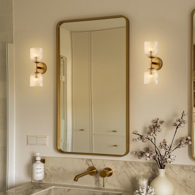 Alain Cooper Ribbed Glass Wall Sconce Alain Cooper Ribbed Glass Wall Sconce