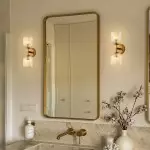 Alain Cooper Ribbed Glass Wall Sconce Alain Cooper Ribbed Glass Wall Sconce