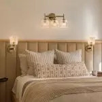 Alain Cooper Ribbed Glass Wall Sconce Alain Cooper Ribbed Glass Wall Sconce