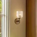 Alain Cooper Ribbed Glass Wall Sconce Alain Cooper Ribbed Glass Wall Sconce