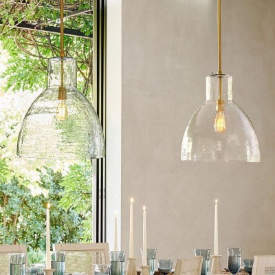 Keen Farmhouse Glass Dome Pendant Light
