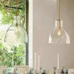 Keen Farmhouse Glass Dome Pendant Light