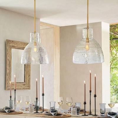 Keen Farmhouse Glass Dome Pendant Light
